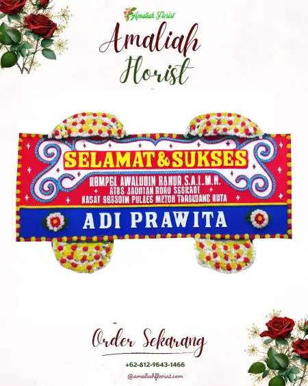 Papan Bunga Ucapan Selamat Jambidan